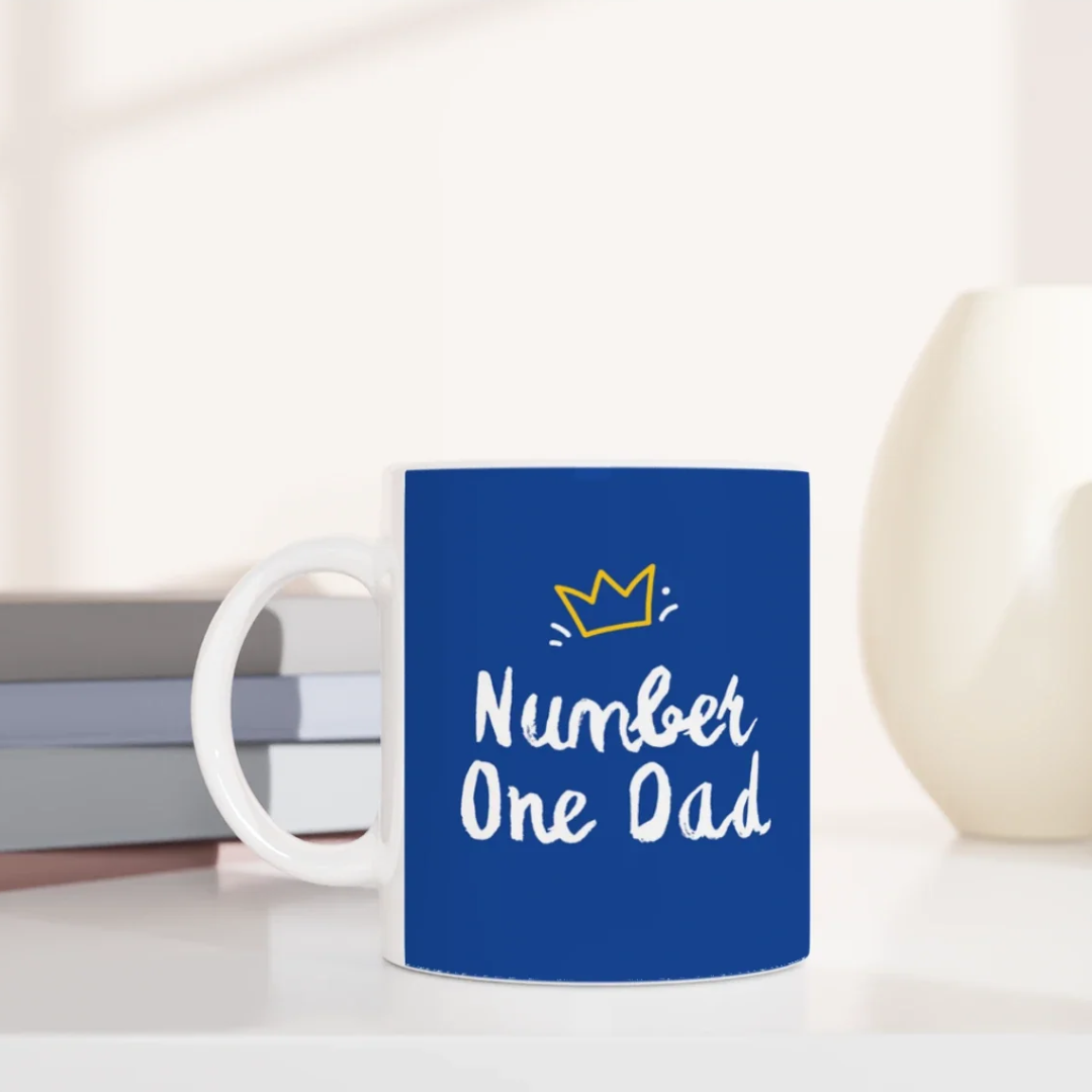 Number One Dad Ceramic Mug